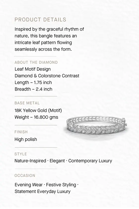 Verdant Leaf Bangle page 2